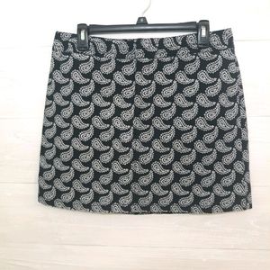 Dockers paisley skort skirt sz 8 *C3